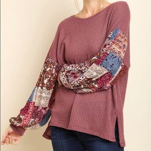 Chiffon Sleeve Top